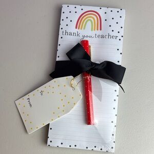Sheffield Home Thank You Teacher Notepad with Red Pen